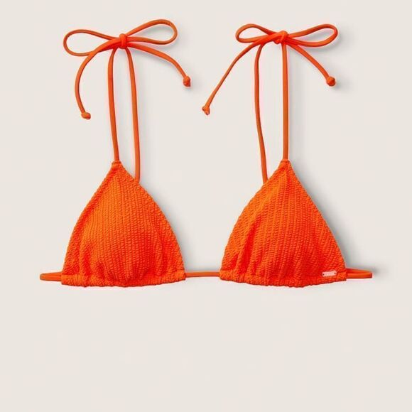 Victoria’s Secret Pink Swim Crinkle Triangle Bikini Top & Itsy bottom Set - Picture 9 of 11